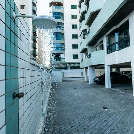Frente Vista Mar Com Varanda Wi Fi 300Mbps E 10M Da Praia Da Tupi - Estacionamento Gratuito برايا جراندي المظهر الخارجي الصورة