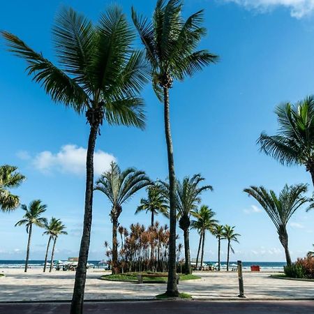 Frente Vista Mar Com Varanda Wi Fi 300Mbps E 10M Da Praia Da Tupi - Estacionamento Gratuito برايا جراندي المظهر الخارجي الصورة